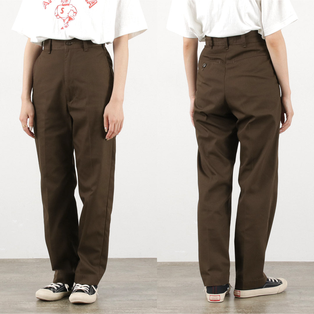 SHINZONE（シンゾーン）ウォッシュド ハイウェスト チノ / レディース ボトムス チノパンツ 無地 23MMSPA07 WASHED HIGH WAIST CHINO