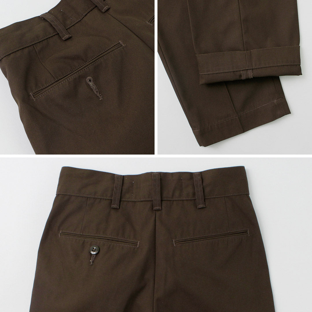 SHINZONE（シンゾーン）ウォッシュド ハイウェスト チノ / レディース ボトムス チノパンツ 無地 23MMSPA07 WASHED HIGH WAIST CHINO