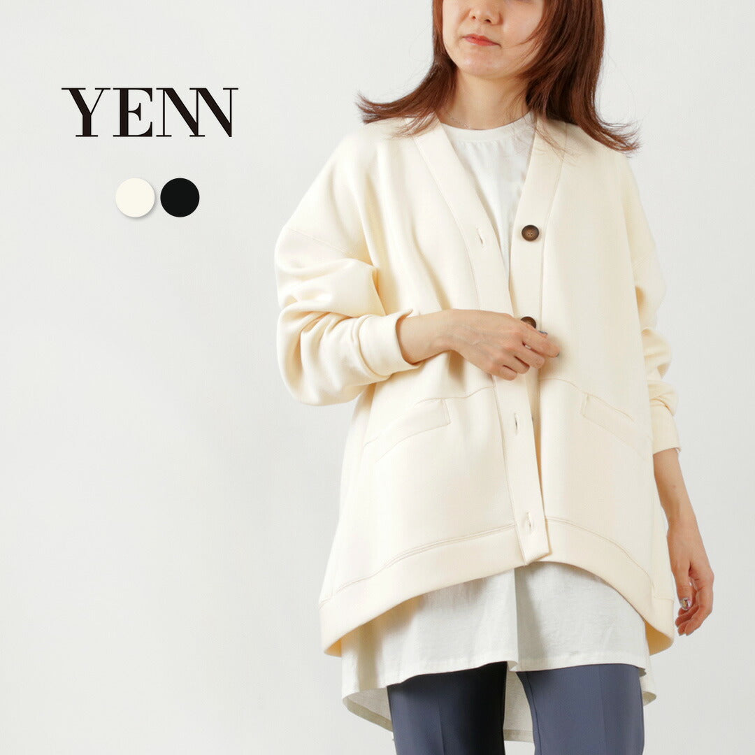 YENN（イェン） スポンディッシュジャージーカーディガン