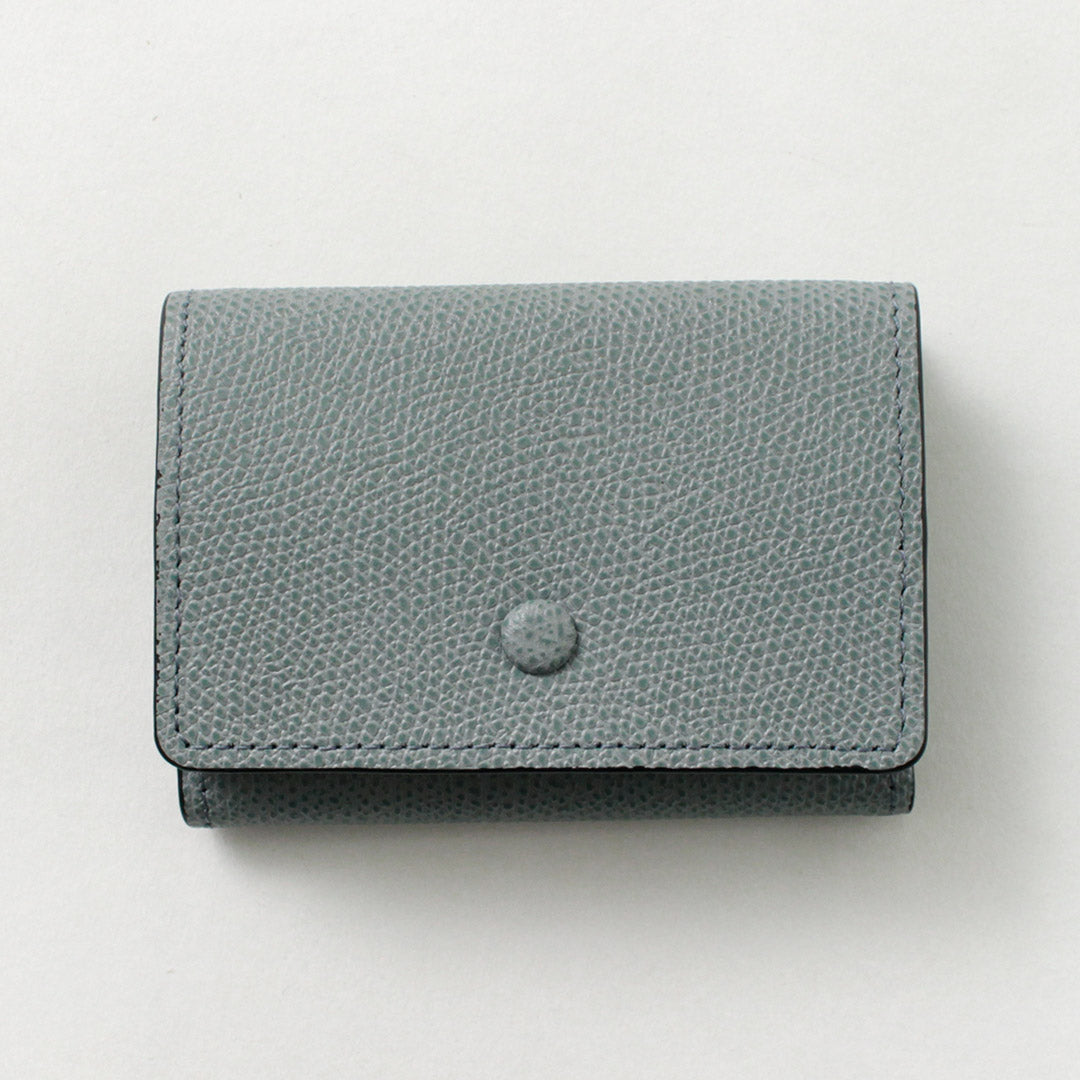 SOPO（ソポ） トリフォード / レディース 財布 小さめ ミニ財布 本革 シンプル 牛革 カーフレザー 日本製 TRIFOLD WALLET-DEG/VAL