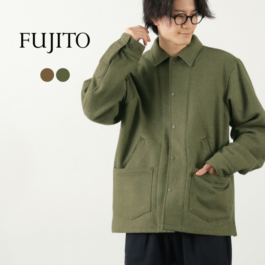 FUJITO（フジト） CPOジャケット トム / メンズ アウター シャツジャケット 綿 コットン 日本製 CPO Jacket Tom