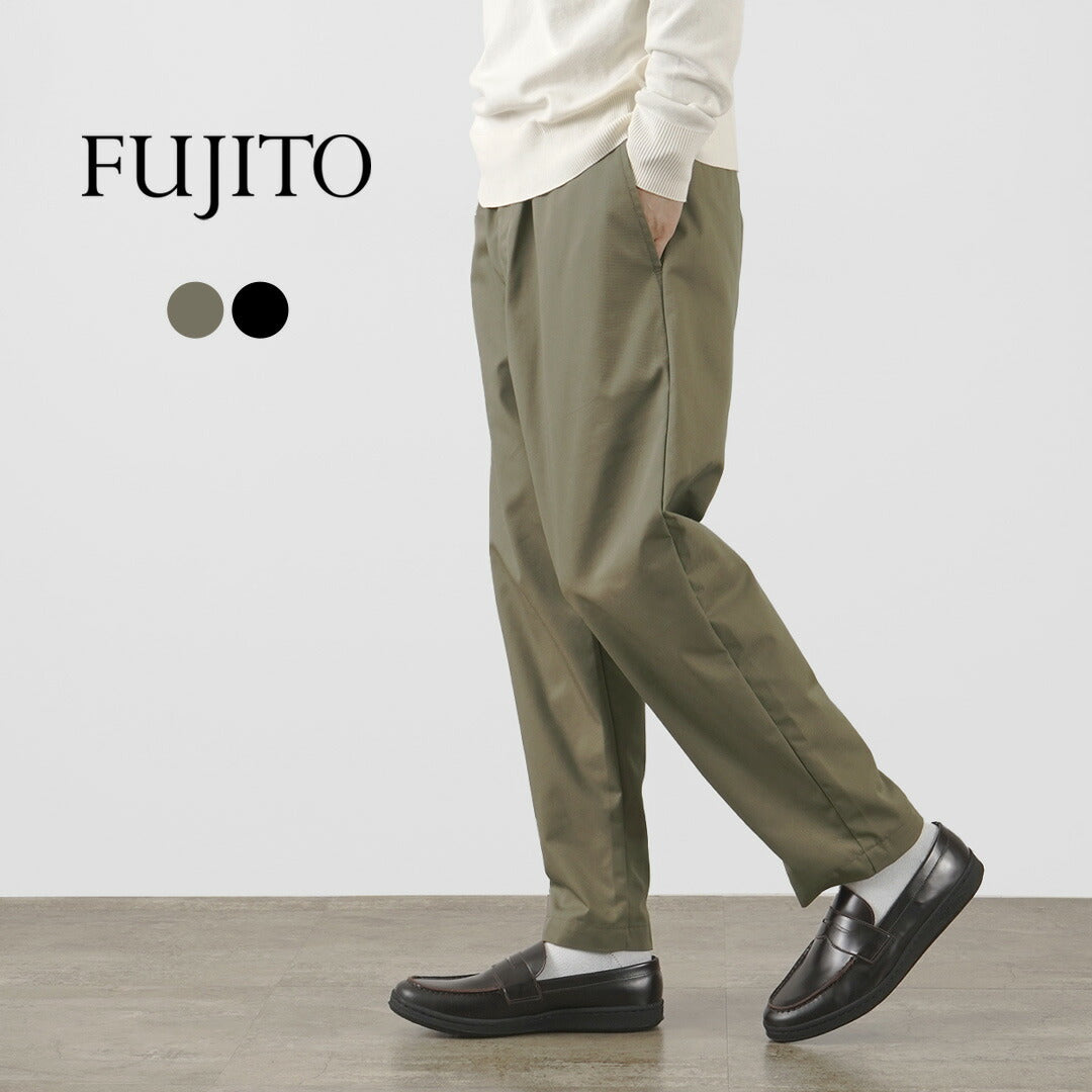 FUJITO（フジト） イージーパンツ / ウエストゴム 総ゴム メンズ チノパン 綿 コットン ポリエステル 日本製