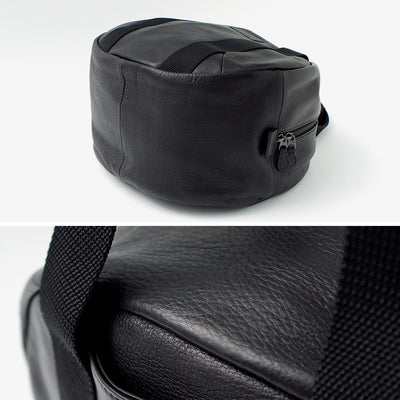 FUJITO（フジト） レザー ヘルメットバッグ / メンズ 鞄 革 日本製 ミリタリーLeather Helmet Bag