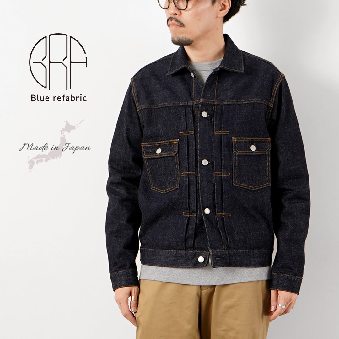 Blue refabric（ブルーリファブリック） モンスター デニムジャケット 2nd型 17oz セルヴィッチ 日本製