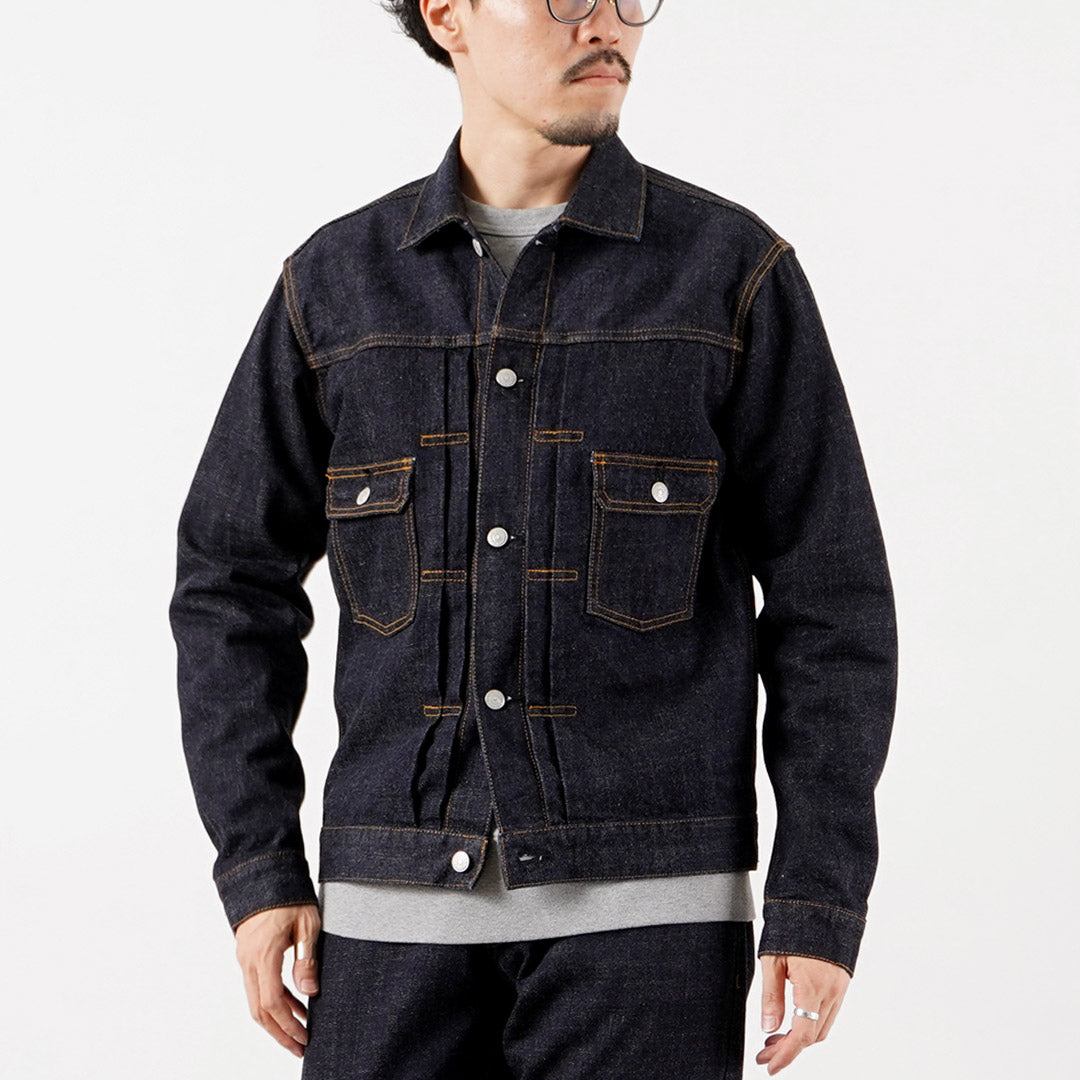 Blue refabric（ブルーリファブリック） モンスター デニムジャケット 2nd型 17oz セルヴィッチ 日本製