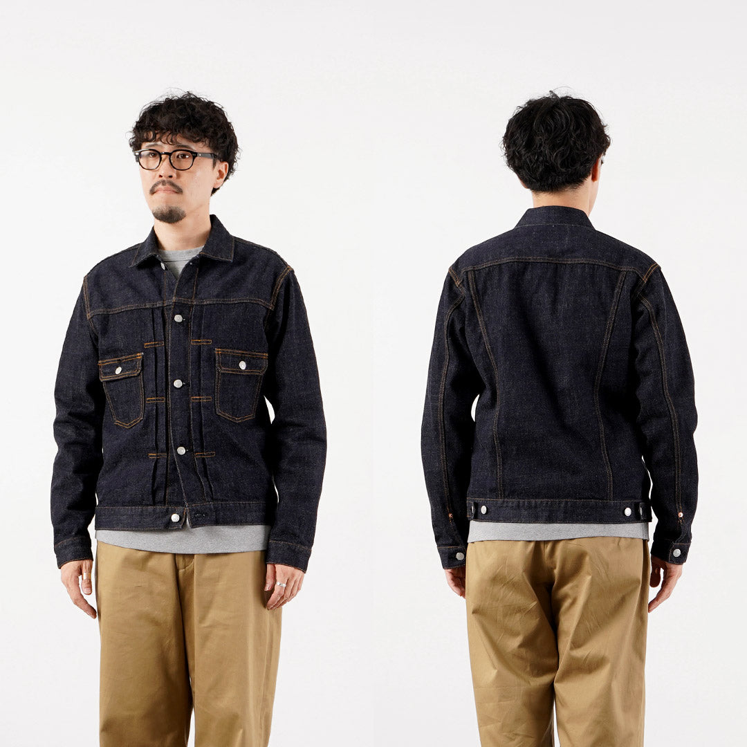 Blue refabric（ブルーリファブリック） モンスター デニムジャケット 2nd型 17oz セルヴィッチ 日本製