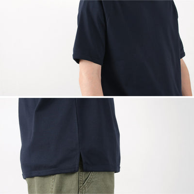 RE MADE IN TOKYO JAPAN（アールイー） パーフェクトインナー ギザ モックネック ハーフスリーブTシャツ Tシャツ / 半袖 メンズ 日本製 Perfect Inner Giza Mock Neck