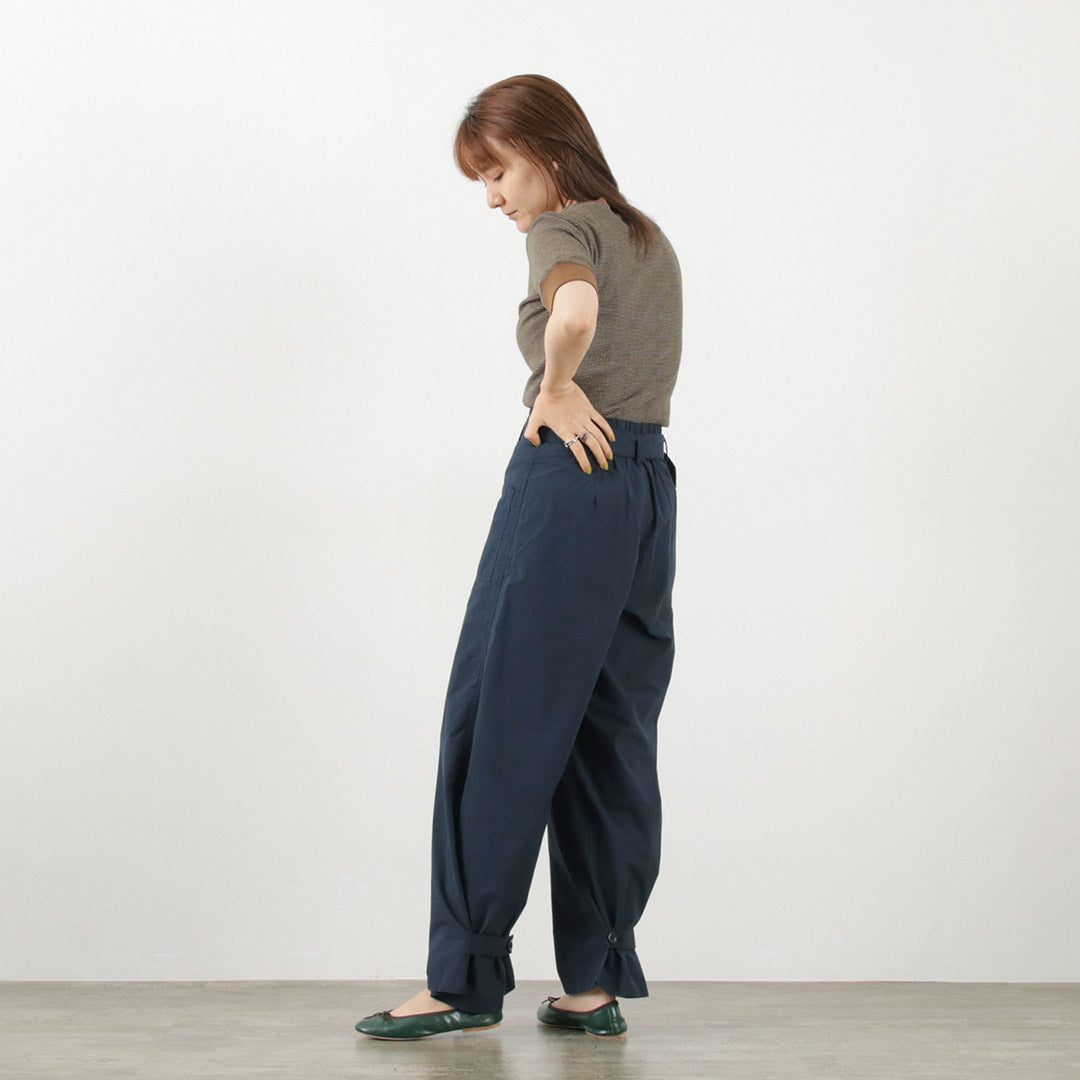 JOHNBULL（ジョンブル） MIL サイクルパンツ / ボトムス レディース オーバーパンツ ウエストゴム イージー 綿 コットン MIL CYCLE PANTS