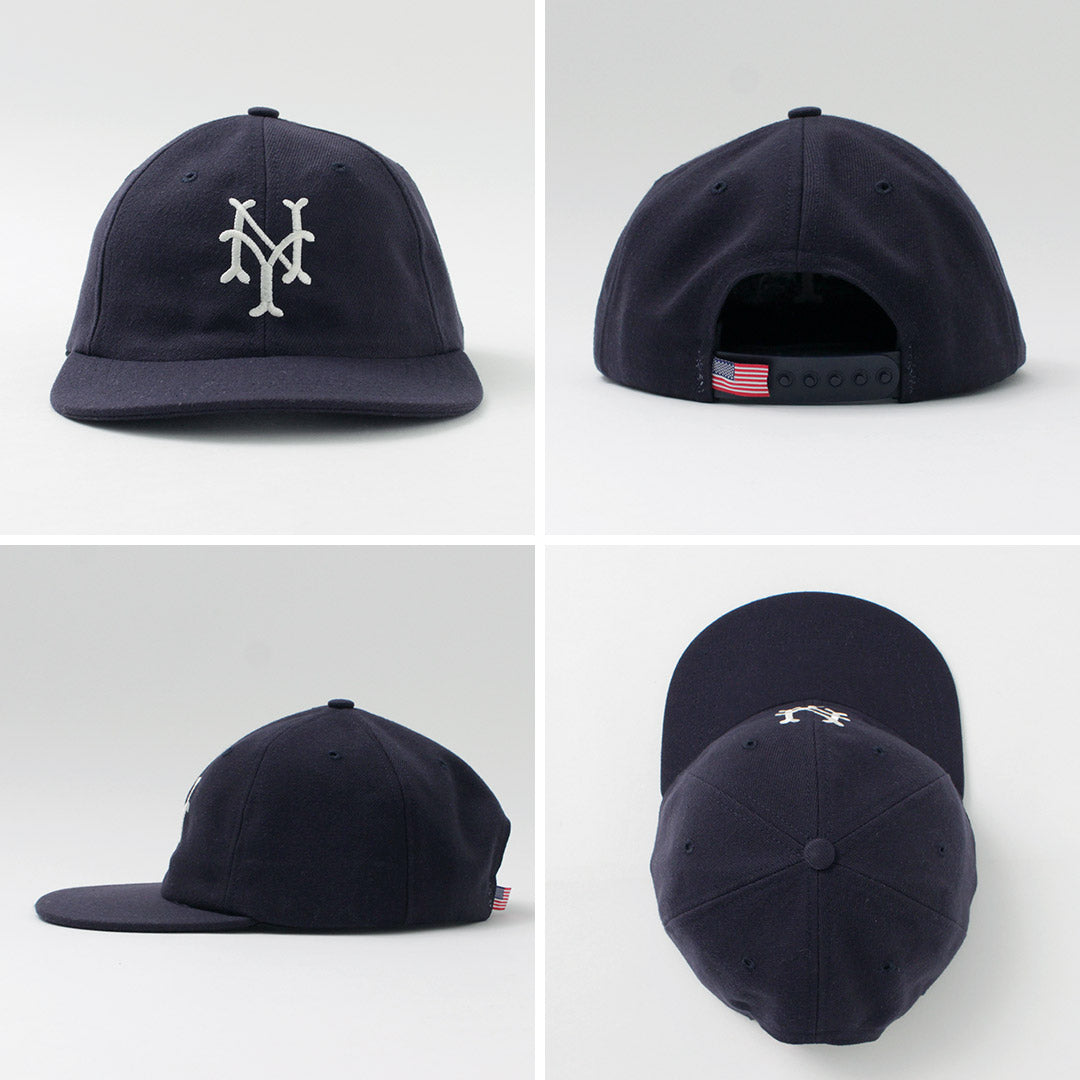 COOPERSTOWN BALL CAP（クーパーズタウン ボールキャップ） ウールサージ スナップバック キャップ