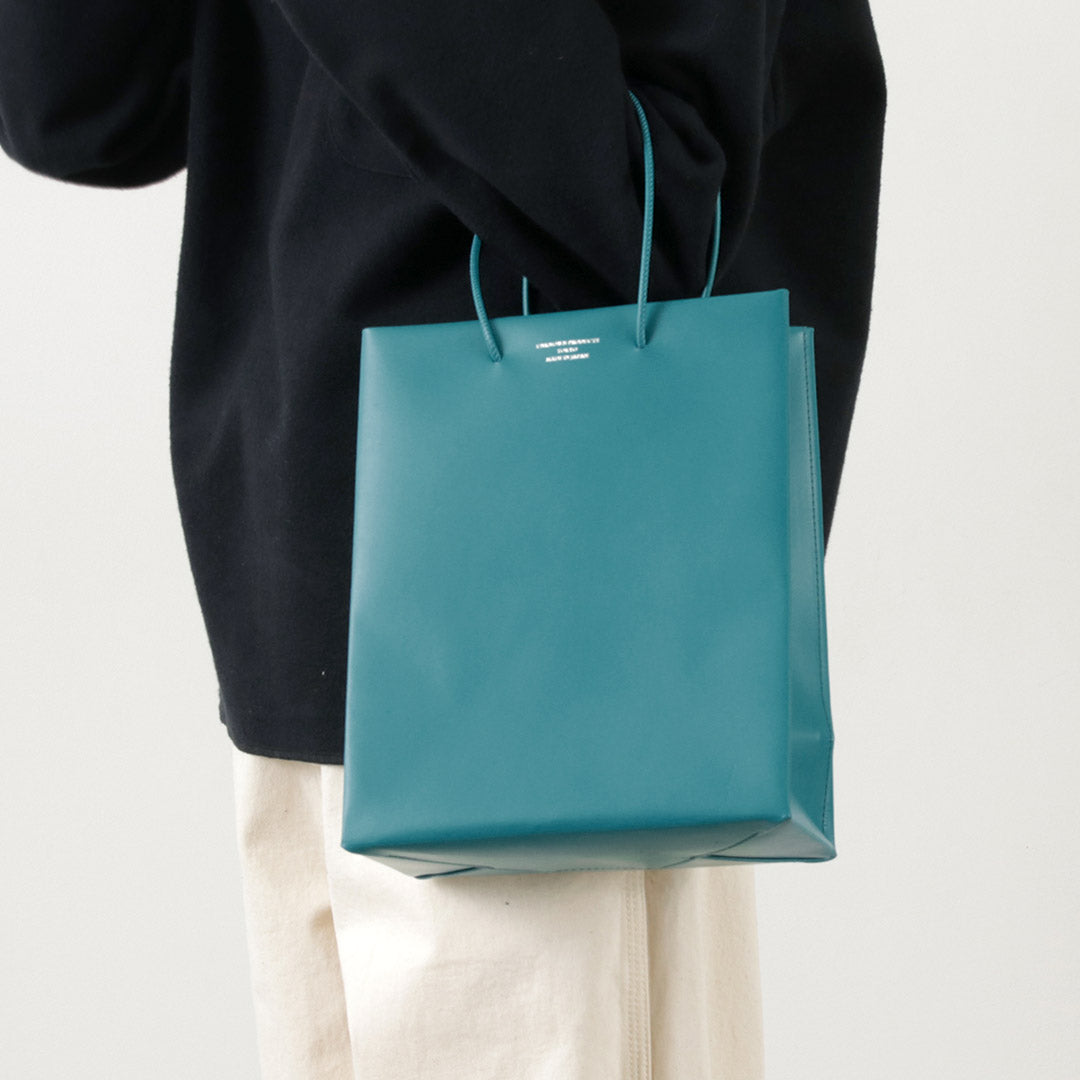 UNKNOWN PRODUCTS（アンノウンプロダクツ） レザー ペーパーバッグ / レディース ハンドバッグ 牛革 本革 Leather Paper Bag