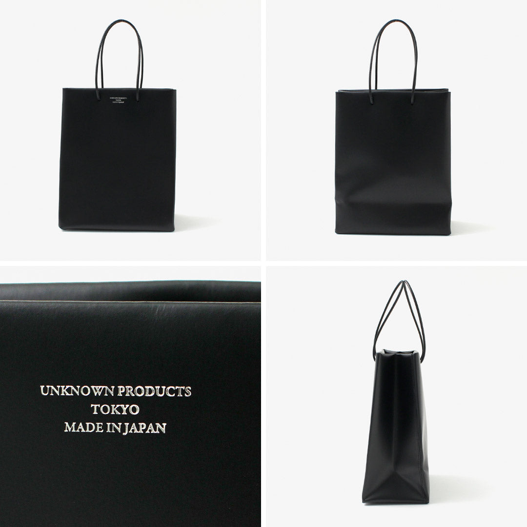 UNKNOWN PRODUCTS（アンノウンプロダクツ） レザー ペーパーバッグ / レディース ハンドバッグ 牛革 本革 Leather Paper Bag