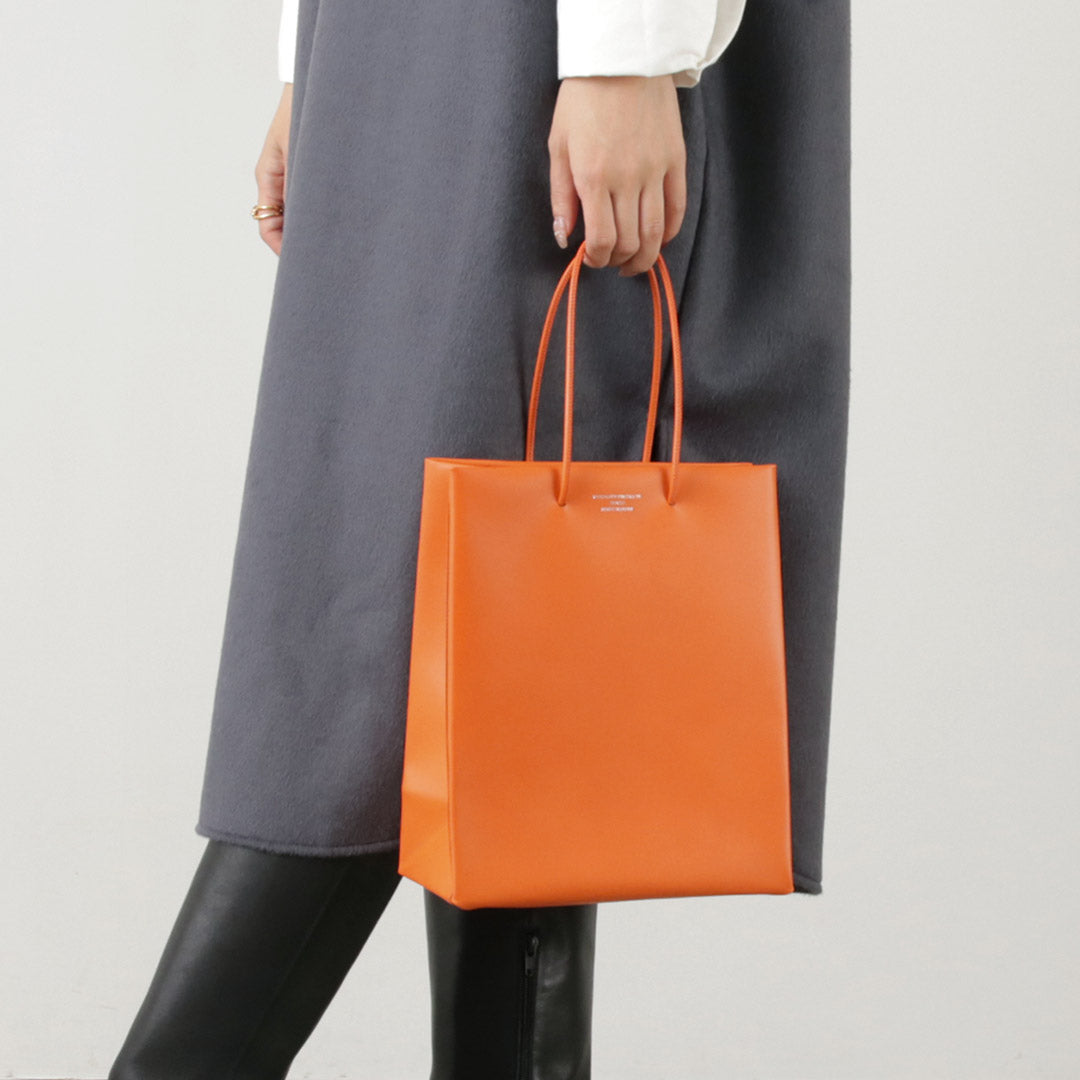 UNKNOWN / leather tote bag