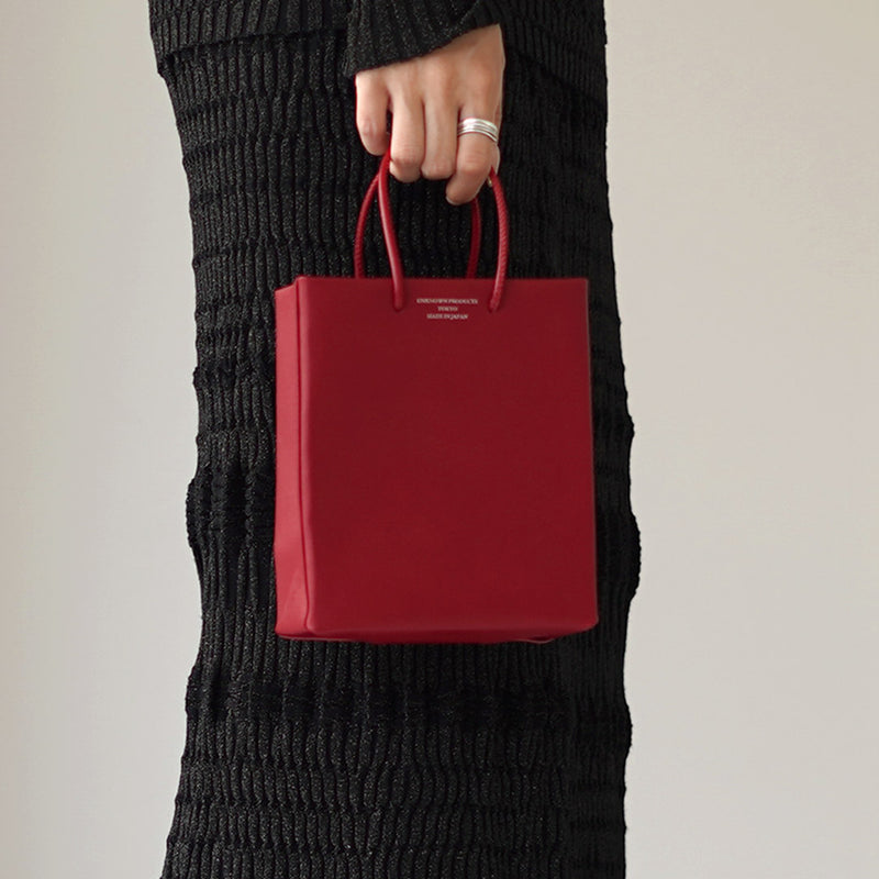 UNKNOWN PRODUCTS/別注 Leather Paper Bag Small