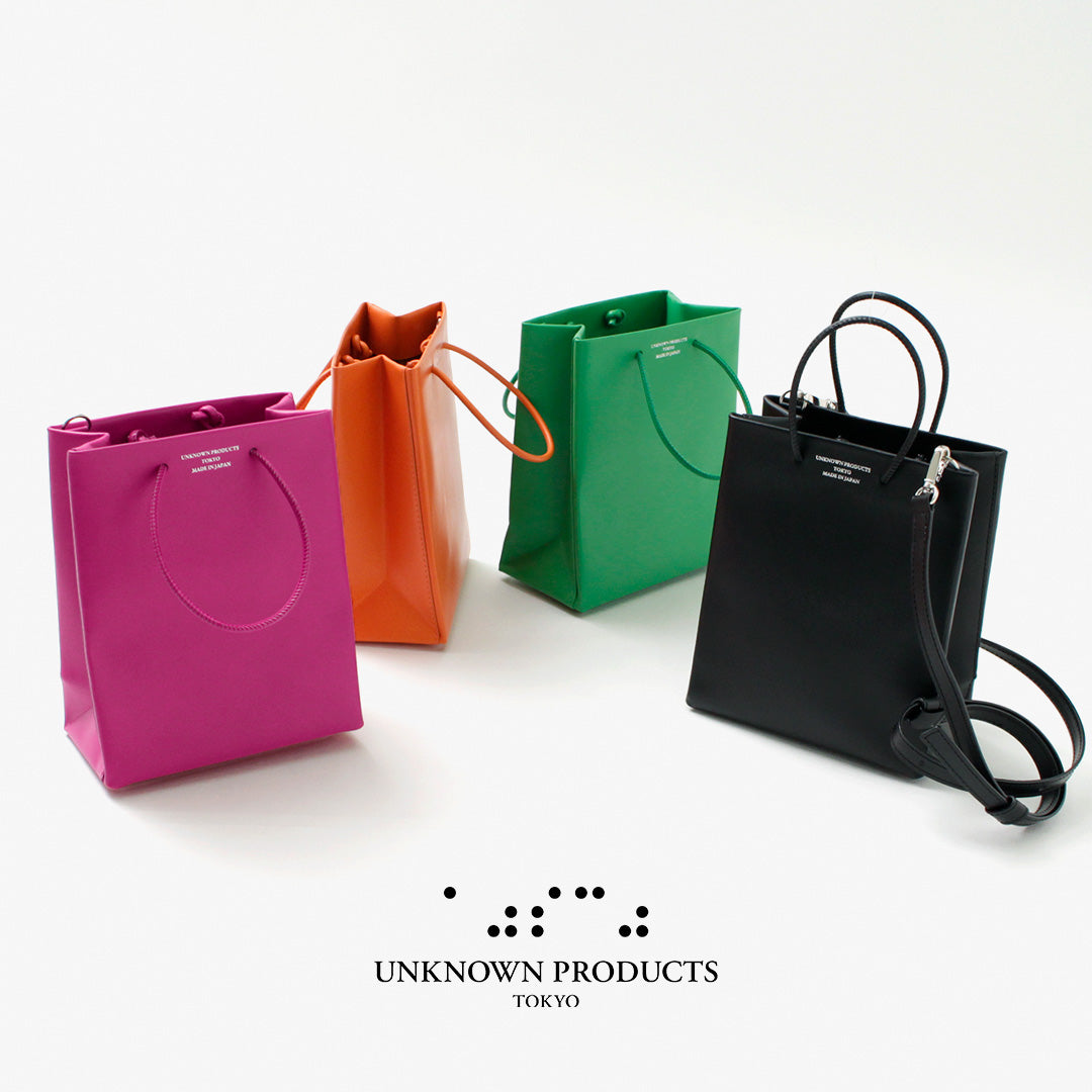 UNKNOWN PRODUCTS（アンノウンプロダクツ） レザー ペーパーバッグ 