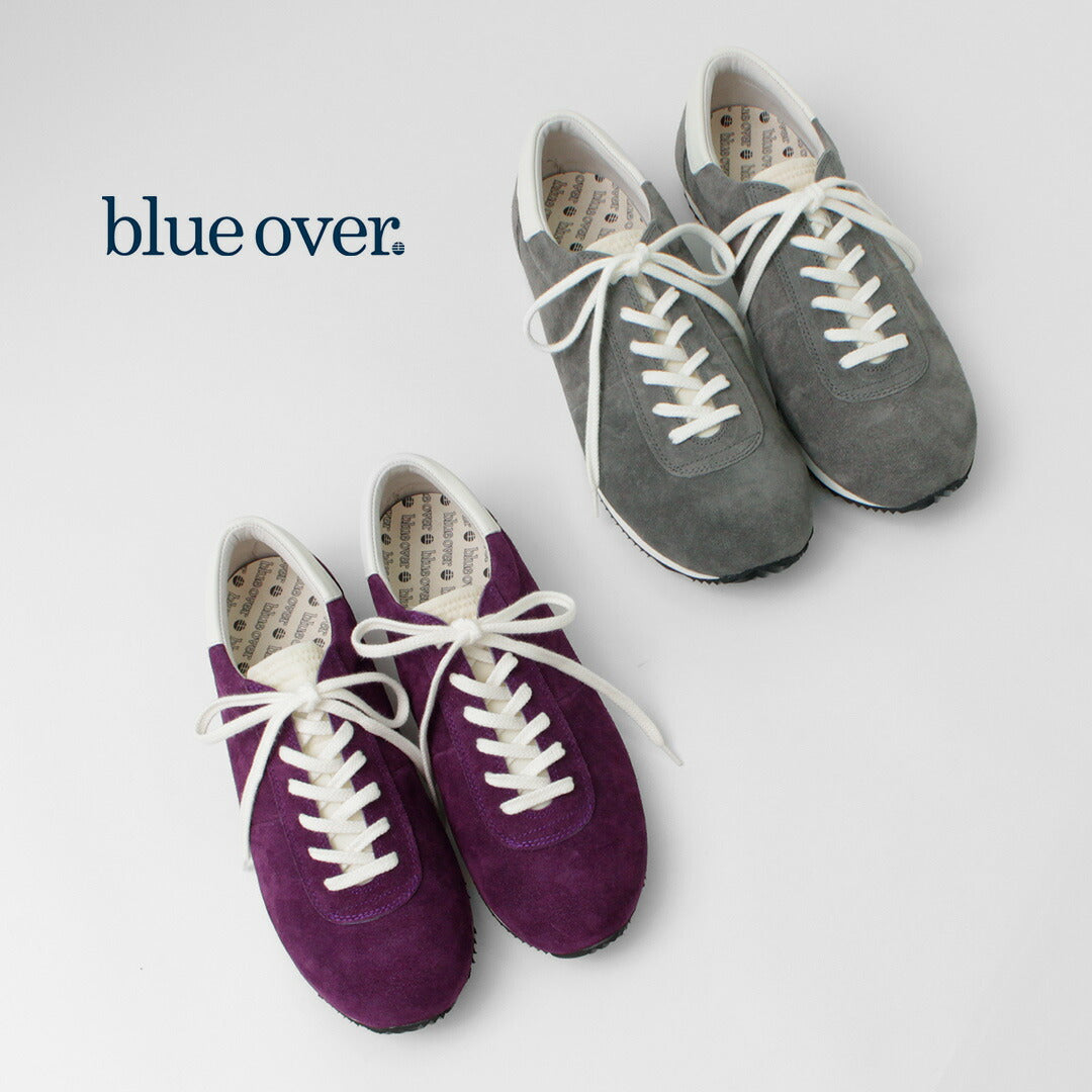 BLUE OVER（ブルーオーバー） コポリ ベロア / スニーカー 靴 ローカット メンズ スエード 日本製