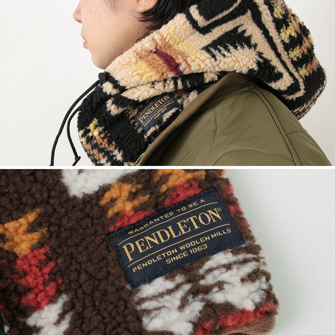 【20％OFF】PENDLETON（ペンドルトン） ボア ジップ バラクラバ 2023年モデル / メンズ レディース ユニセックス 付けフード 帽子 ネックウォーマー 防寒 アウトドア キャンプ BOA ZIP BALACLAVA 【セール】