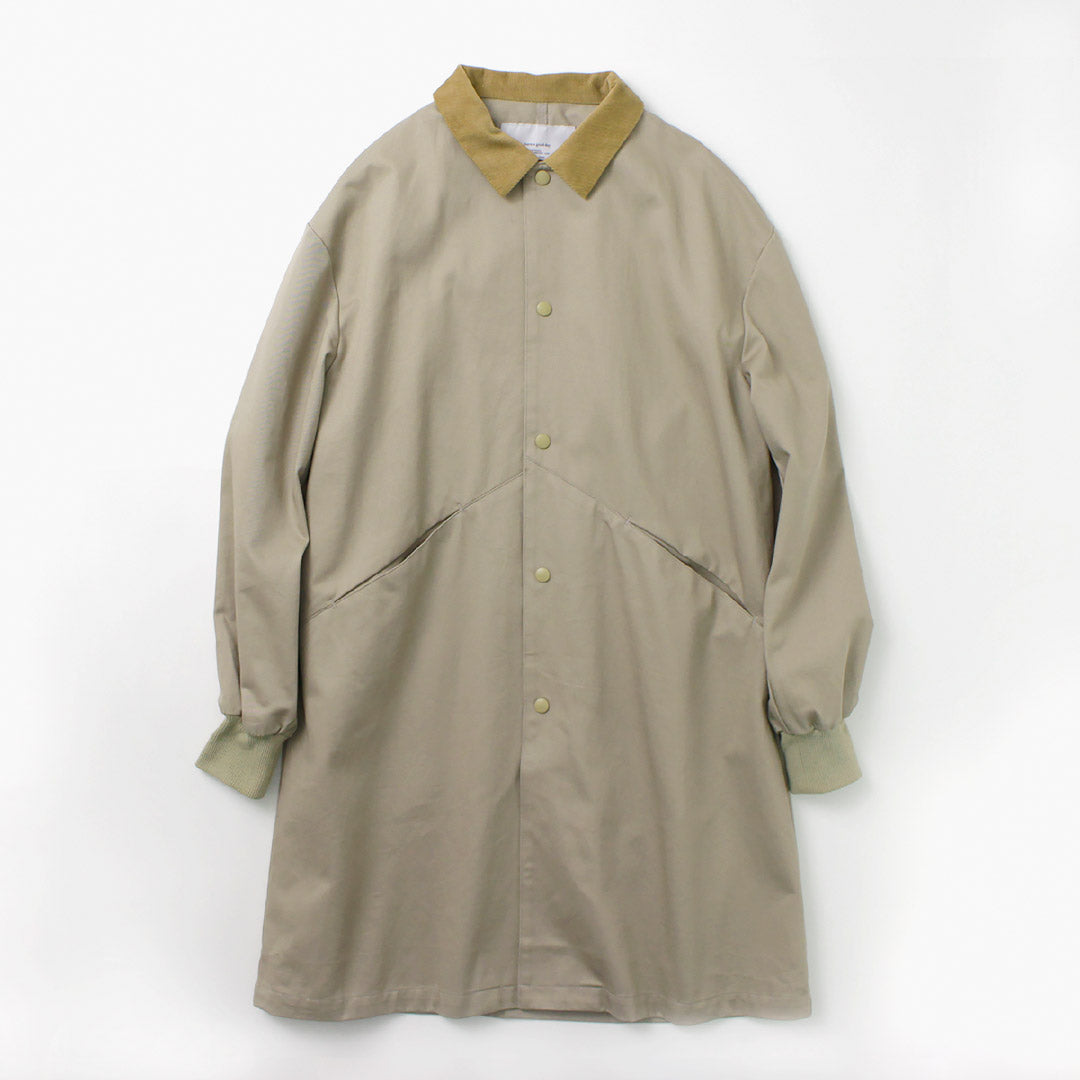 HAVE A GOOD DAY（ハブアグッドデイ） チノコート / メンズ レディース ユニセックス アウター ステンカラー バルカラー リブ 日本製 Chino coat
