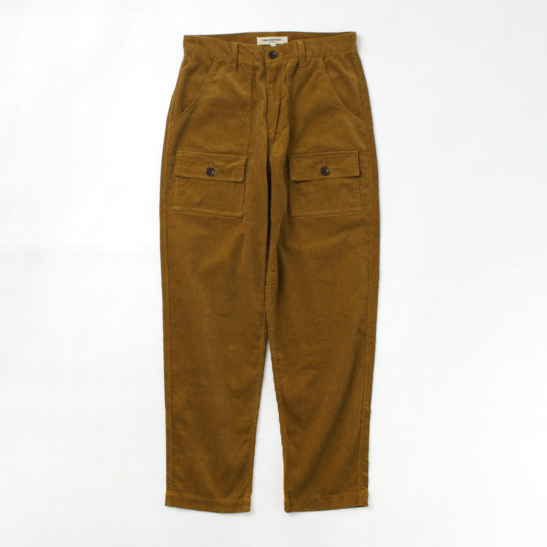 FOB FACTORY（FOBファクトリー） F0523 コーデュロイ ブッシュパンツ / メンズ ボトムス テーパード 綿 コットン CORDUROY BUSH PANTS