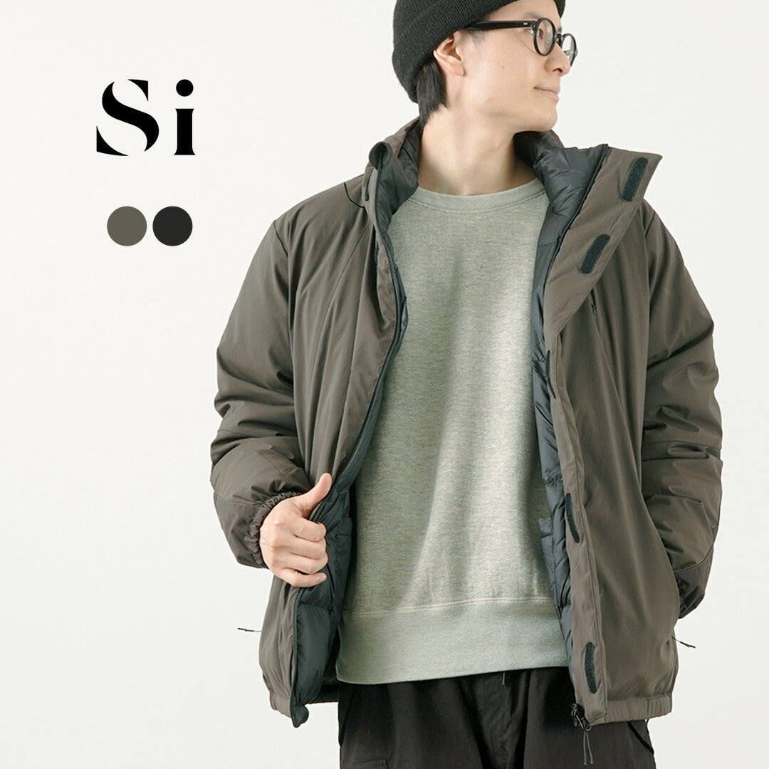 【30％OFF】SI（エスアイ） リバーシブル ダウンブルゾン