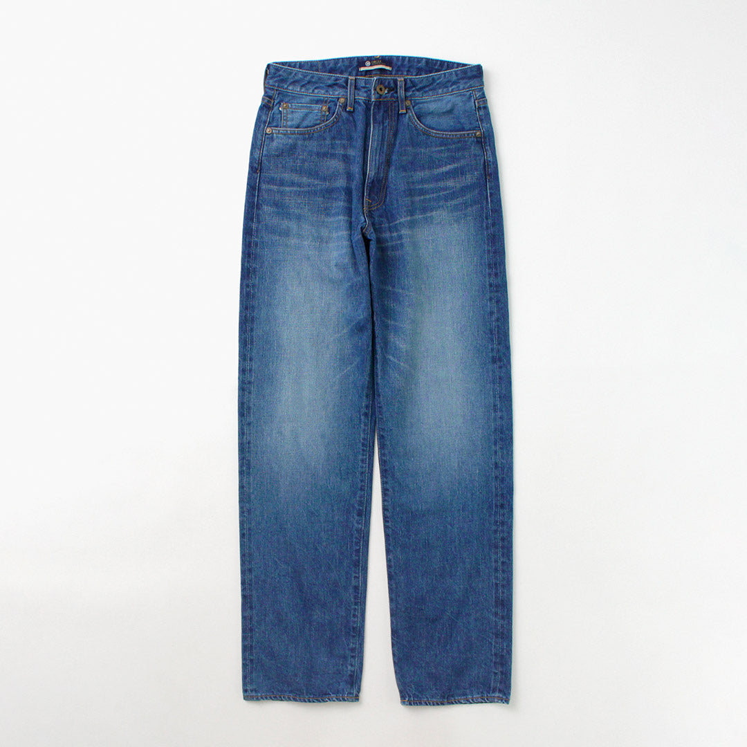 JAPAN BLUE JEANS（ジャパンブルージーンズ） J504 サークル ルーズ 12.5oz アフリカ綿セルヴィッチ ユーズドウォッシュ / メンズ デニム パンツ ボトムス