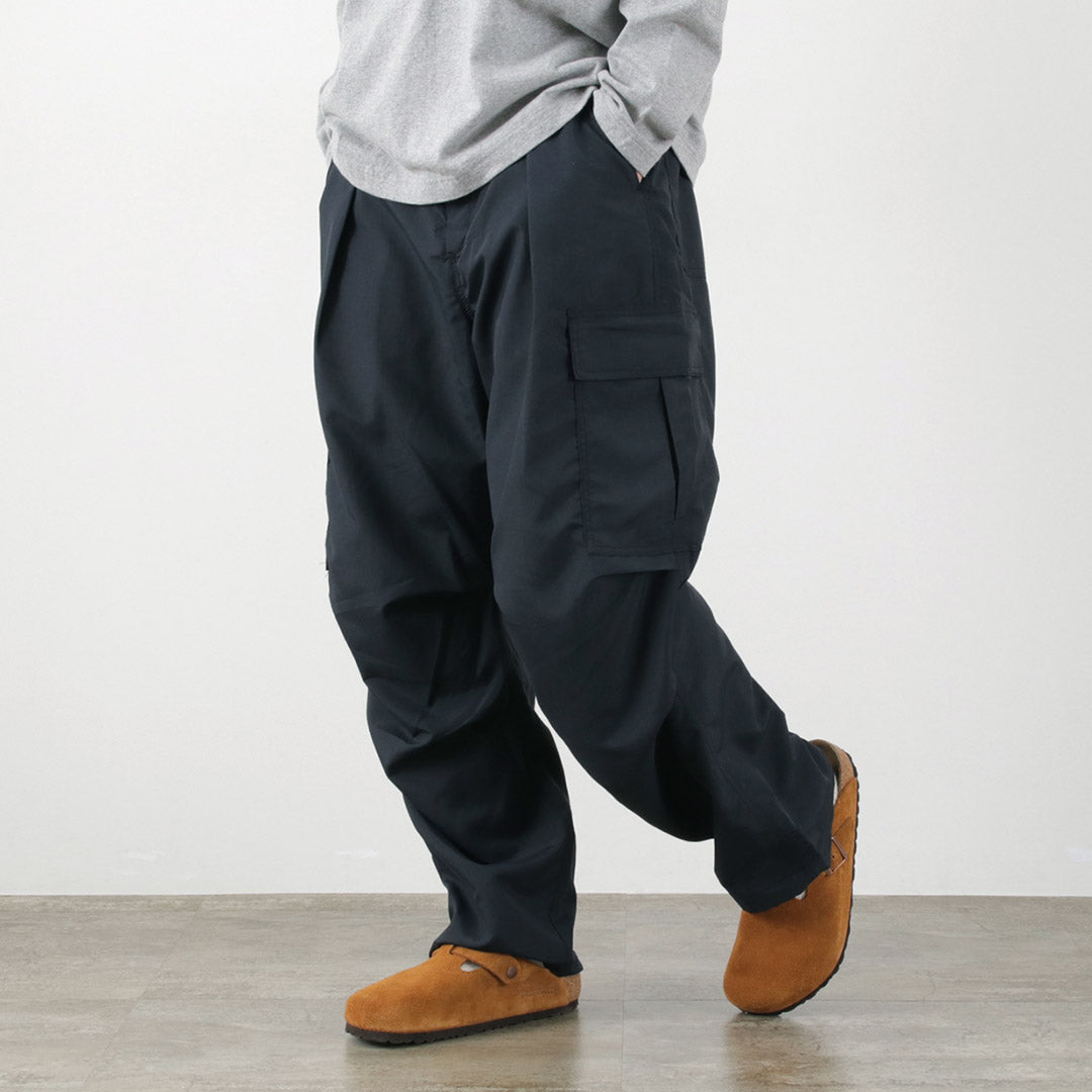 MELPLE（メイプル） バークレー カーゴパンツ リップストップナイロン / メンズ ミリタリー M65 撥水 軽量 日本製 Berkeley Cargo Pants