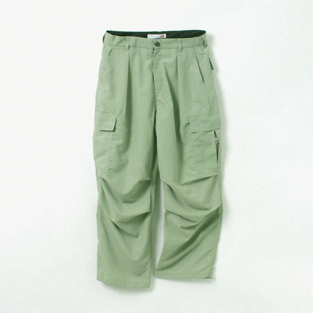 MELPLE（メイプル） バークレー カーゴパンツ リップストップナイロン / メンズ ミリタリー M65 撥水 軽量 日本製 Berkeley Cargo Pants