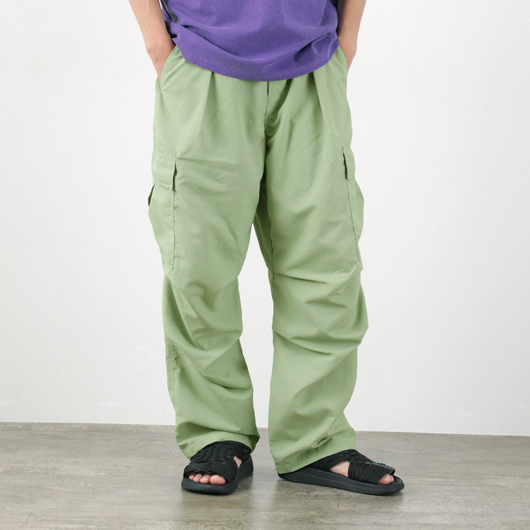 MELPLE（メイプル） バークレー カーゴパンツ リップストップナイロン / メンズ ミリタリー M65 撥水 軽量 日本製 Berkeley Cargo Pants