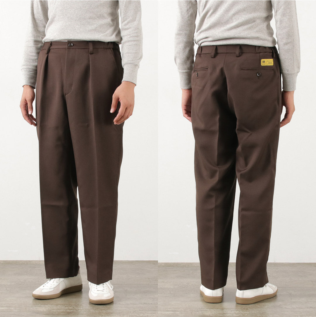 MELPLE（メープル） フェアファクス 2B パンツ / メンズ イージーパンツ ポリエステル ウエストゴム 軽量 UVカット 日本製 Fairfax 2B Pants