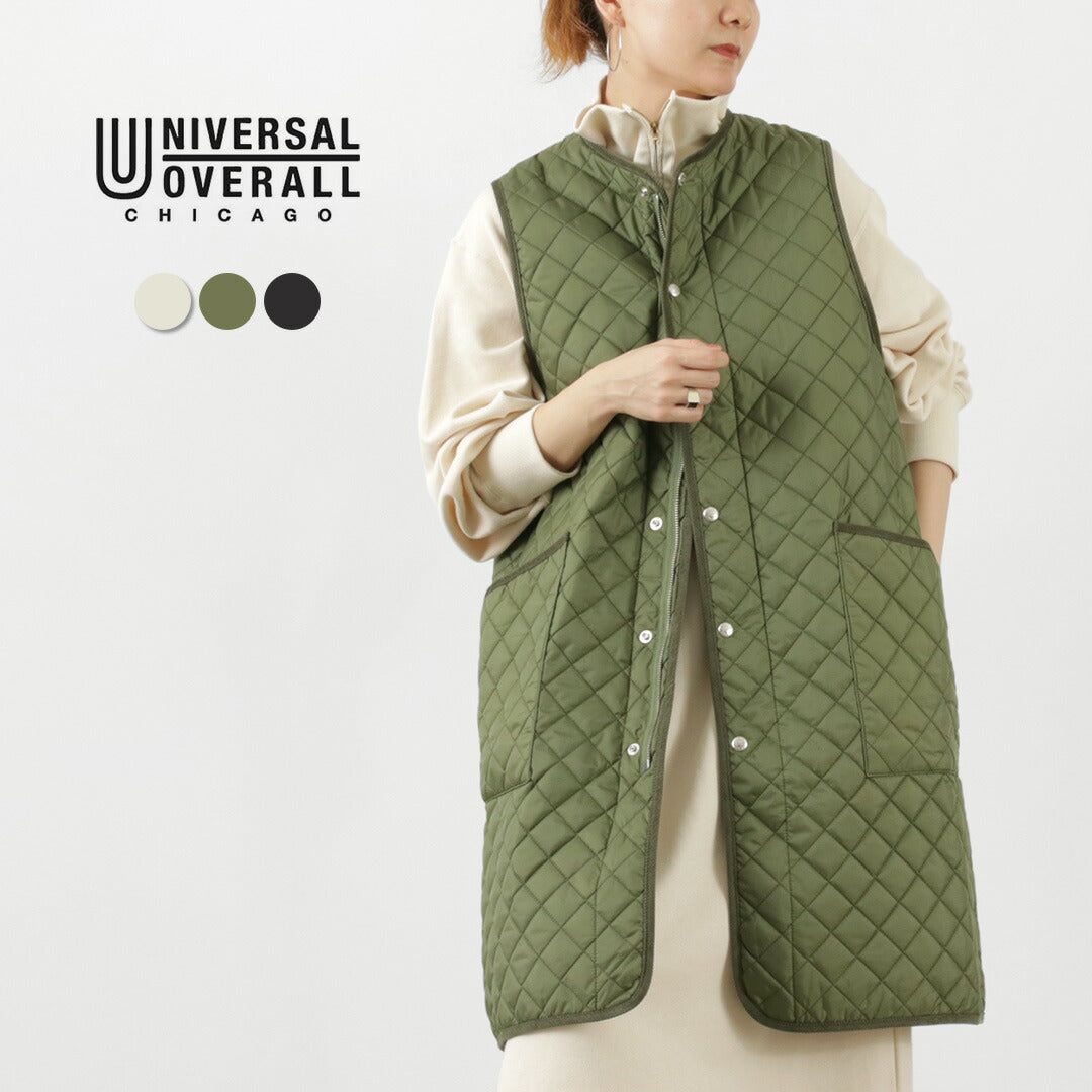 UNIVERSAL OVERALL  QUILT LONG VEST