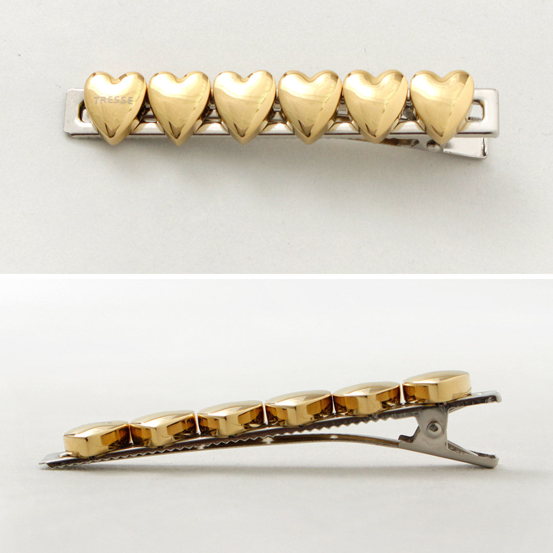 TRESSE（トレス） ルイーズ ヘアピン / レディース ヘアアクセサリー ハート サークル ステンレス オケージョン LOUISE Haie