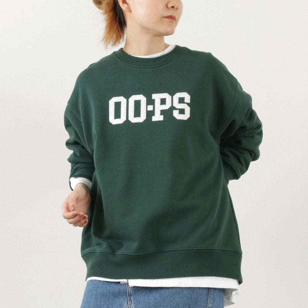 KHA:KI（カーキ） ウォッシュ スウェット-OOPS-