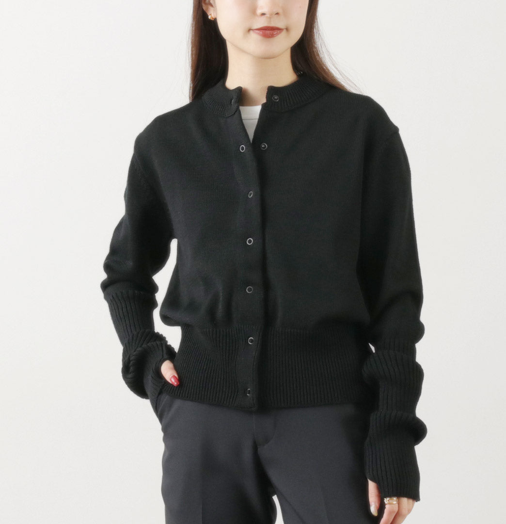 SHINZONE（シンゾーン） ロング リブ カーディガン / レディース 長袖 羽織 無地 短め 日本製 23AMSNI05 LONG RIB CARDIGAN