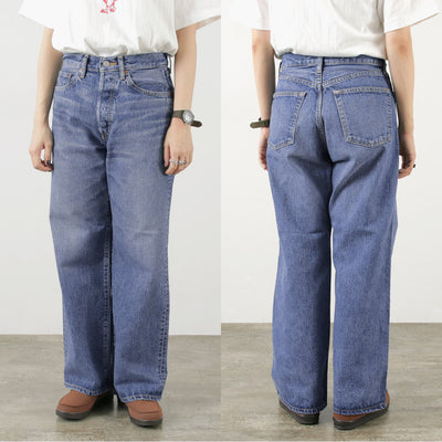 SHINZONE（シンゾーン） バギージーンズ / レディース デニム 日本製 綿100％ コットン ワイド ロング 23AMSPA04 BAGGY JEANS