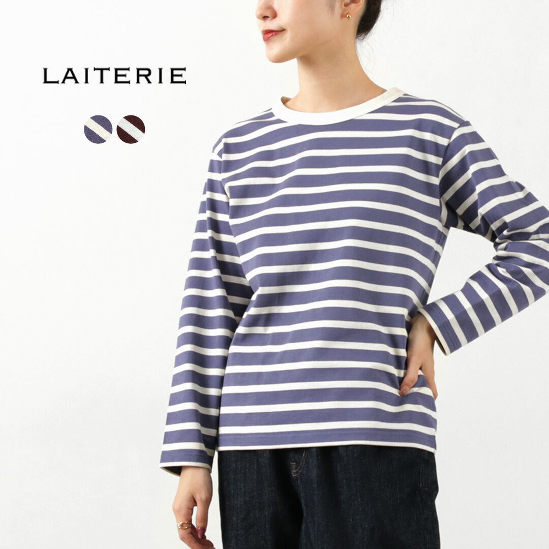 【30％OFF】LAITERIE（レイトリー） デラヴェボーダー エルボータック プルオーバー