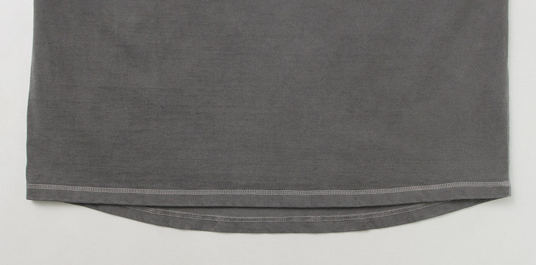 MOC T（モクティー） プレーティングジャージー クルーネック ロングスリーブ ビッグTシャツ / ロンT 長袖 ワイド カットソー メンズ 日本製 PLATING JERSEY CREW NECK L/S BIG TEE
