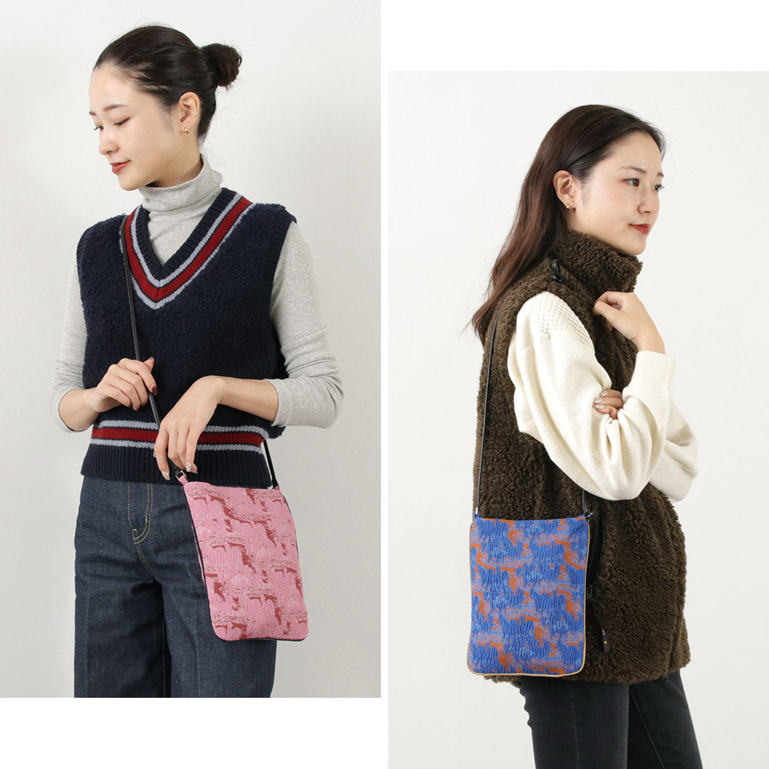 【20％OFF】KELEN（ケレン） ASULAN ジャガード プチバッグ / レディース ミニバッグ ショルダーバッグ 小さめ ASULAN Jacquard Petit Bag【セール】