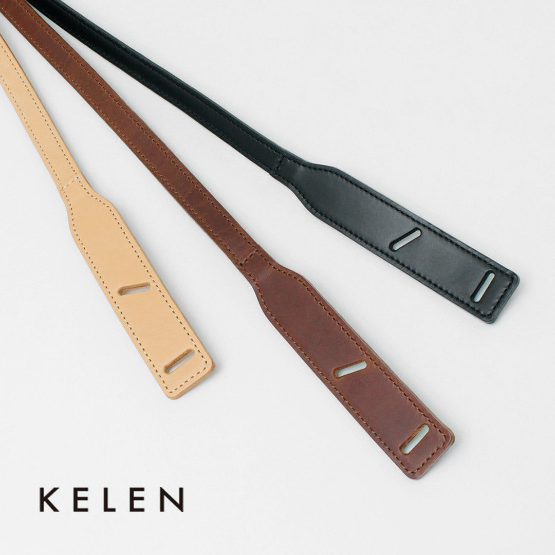 【20％OFF】KELEN（ケレン） JYONA カウレザー ベルト / レディース 本革 細い カジュアル 牛革 イタリアンレザー 日本製 JYONA Cow Leather Belt【セール】