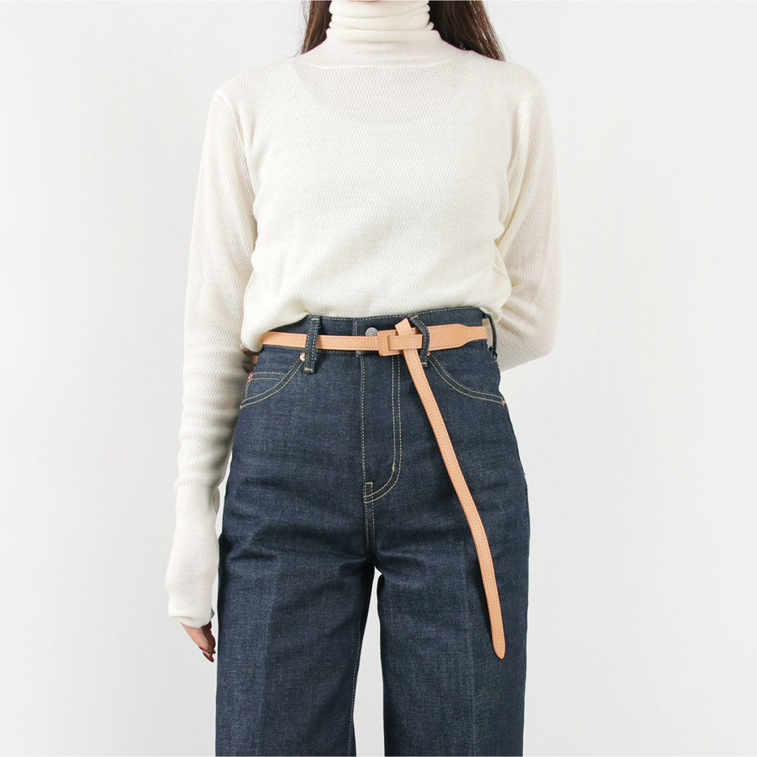 【20％OFF】KELEN（ケレン） JYONA カウレザー ベルト / レディース 本革 細い カジュアル 牛革 イタリアンレザー 日本製 JYONA Cow Leather Belt【セール】