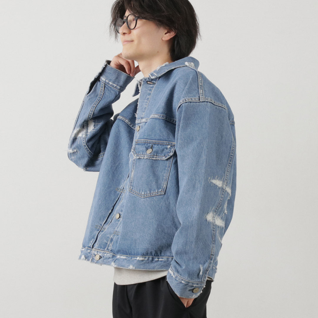 REMI RELIEF（レミレリーフ） 14OZ DENIM 1st JKT（リペア）