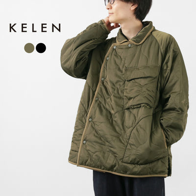 KELEN（ケレン） ワイド ナージングジャケット / メンズ キルティングジャケット ナイロン ミリタリー BRABHAM