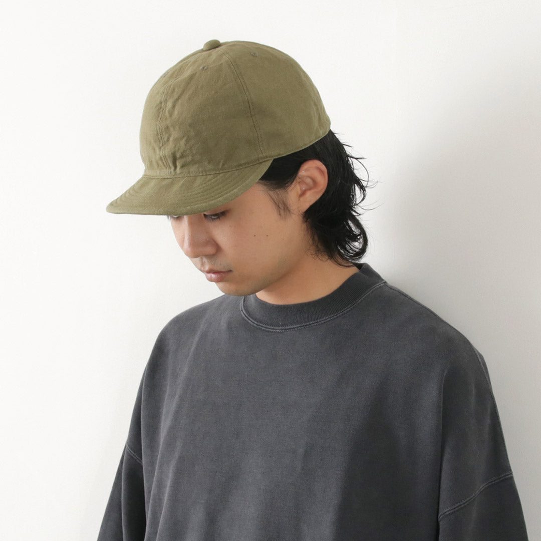 HIGHER（ハイアー） アーミーサージ キャップ / メンズ レディース ユニセックス 帽子 綿 コットン 日本製 ARMY SERGE CAP