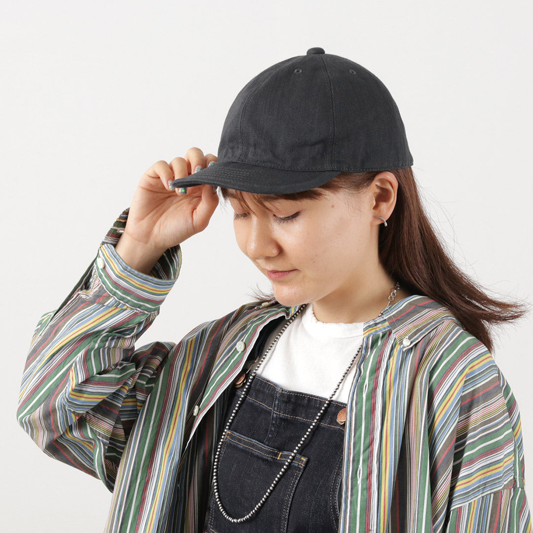 HIGHER（ハイアー） 別注 セルヴィッチ デニムキャップ ワンウォッシュ グレック / メンズ レディース 帽子 綿 コットン 日本製 SELVEDGE DENIM CAP