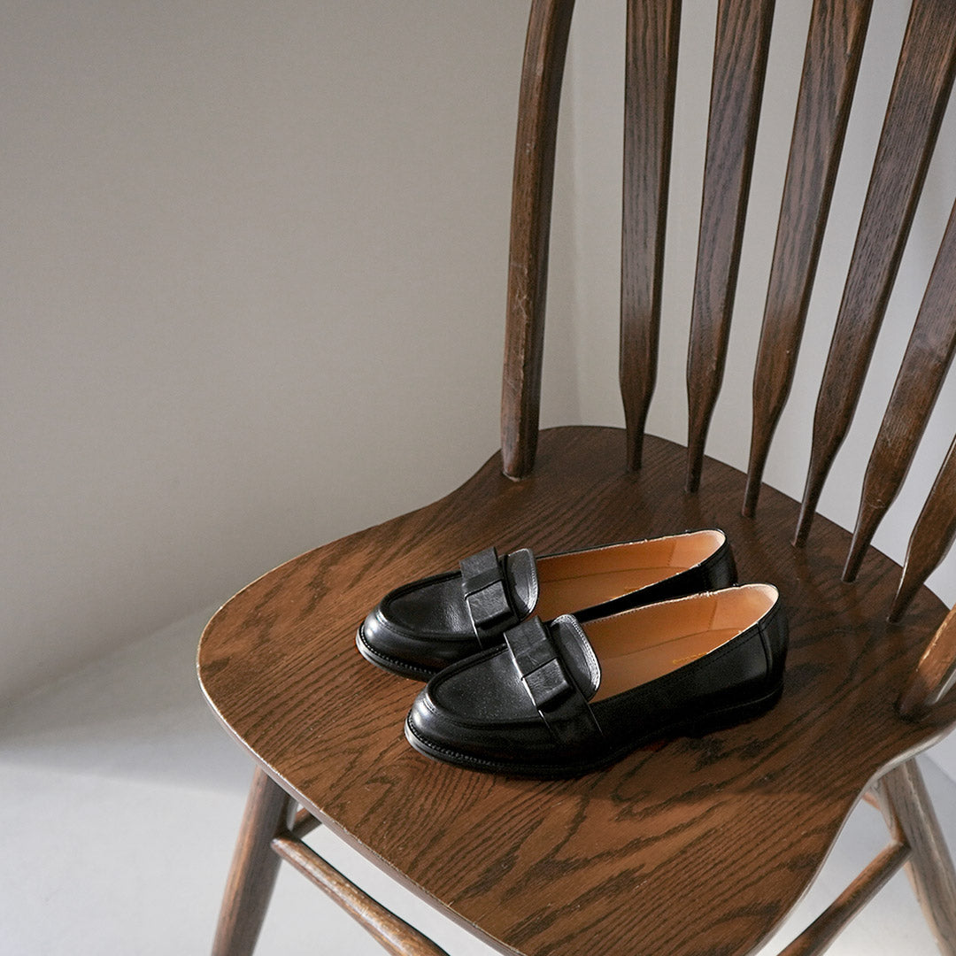 DIEGO BELLINI（ディエゴ ベリーニ） カラー別注 リボンローファー