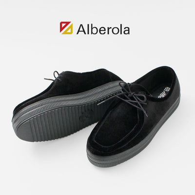 ALBEROLA（アルベローラ） ベロア モカシン / レディース 靴 シューズ チロリアン レースアップ Velour Moccasin