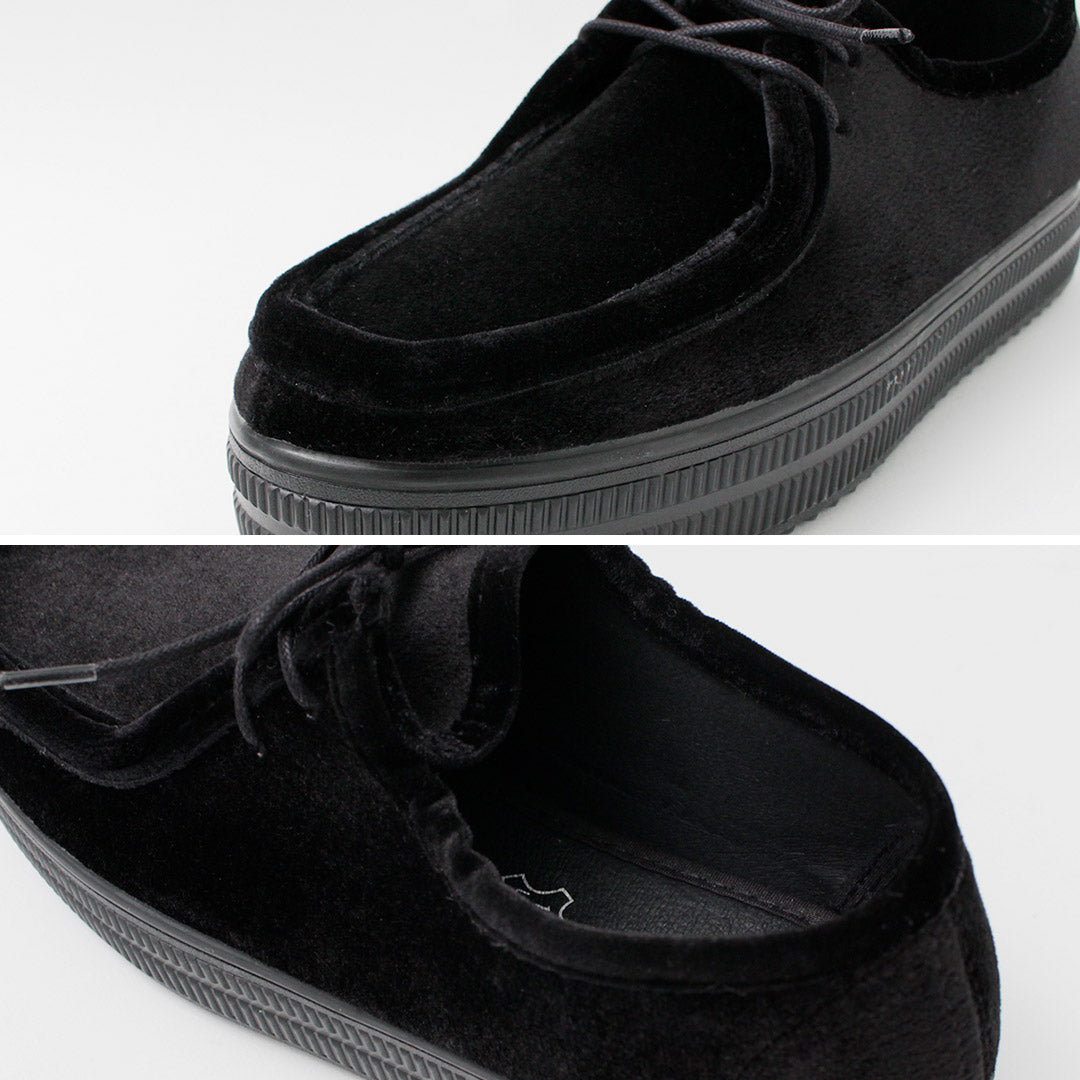 ALBEROLA（アルベローラ） ベロア モカシン / レディース 靴 シューズ チロリアン レースアップ Velour Moccasin