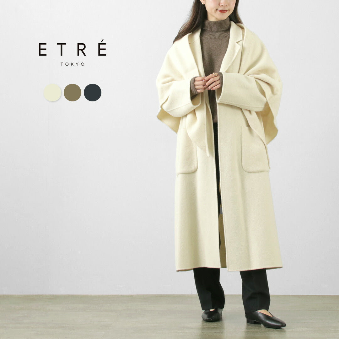 ETRE TOKYO（エトレトウキョウ） リバーストールロングコート｜ROCOCO ONLINE STORE