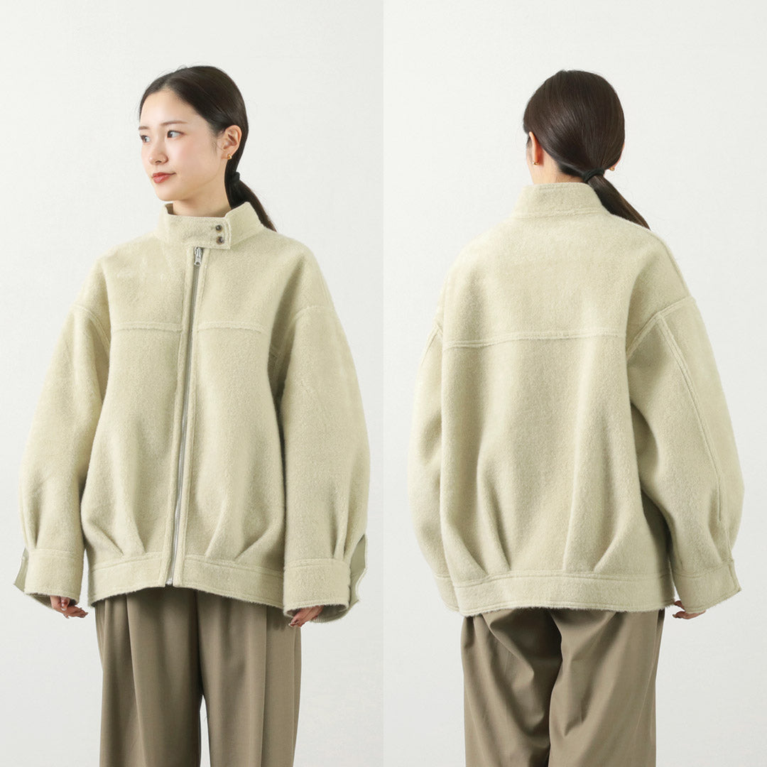 ETRE TOKYO（エトレトウキョウ） リバーシブルボアブルゾン / レディース アウター ショート丈 2way フェイクレザー Reversible Boa blouson