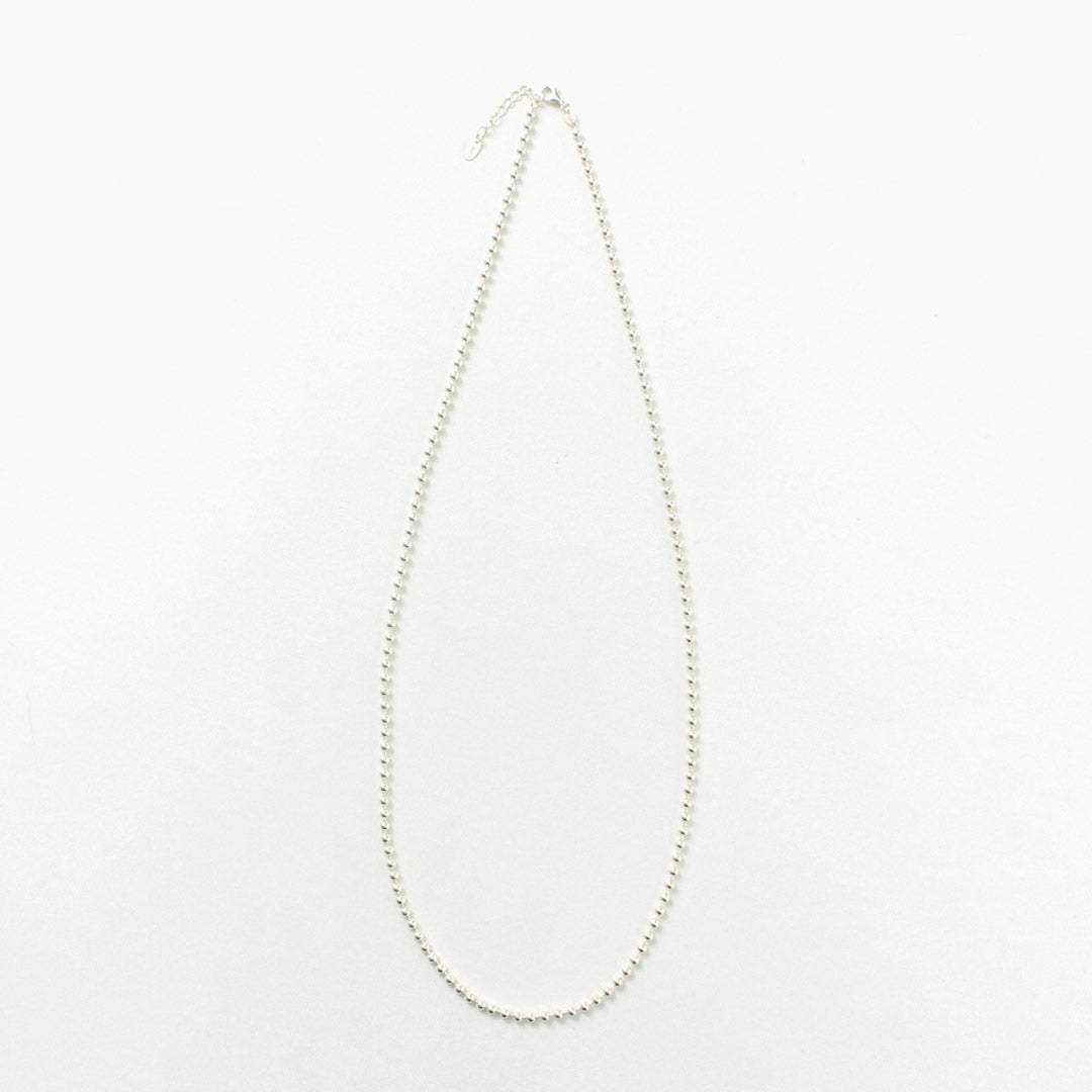 AURA（オーラ） ボールチェーン ネックレス / レディース アクセサリー シルバー925 Ball Chain Necklace