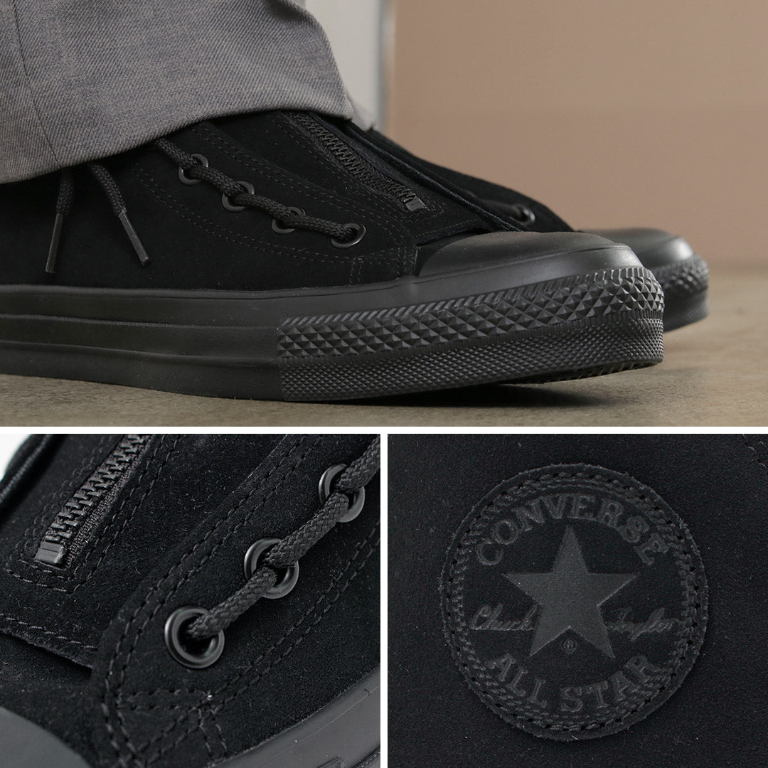 CONVERSE（コンバース） スエード オールスターR センタージップ ハイカット / スニーカー 靴 シューズ 消臭 抗菌 メンズ SUEDE ALL STAR R CENTERZIP HI