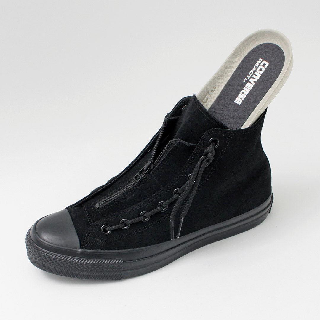CONVERSE（コンバース） スエード オールスターR センタージップ ハイカット / スニーカー 靴 シューズ 消臭 抗菌 メンズ SUEDE ALL STAR R CENTERZIP HI クリスマス プレゼント ギフト